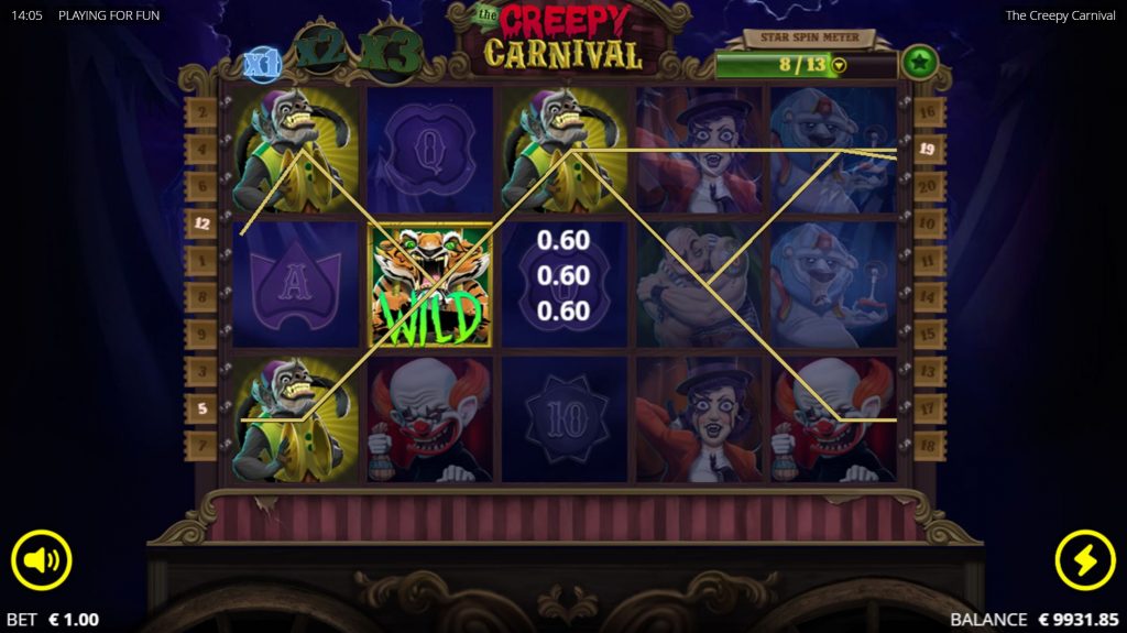 Creepy Carnival slot screenshot