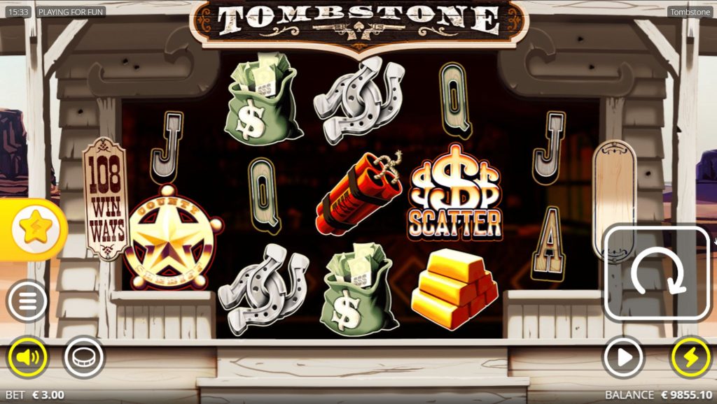 Tobstone slot screen